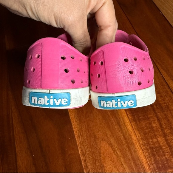 Native Kids Pink Slip-On Shoes - Picture 6 of 9